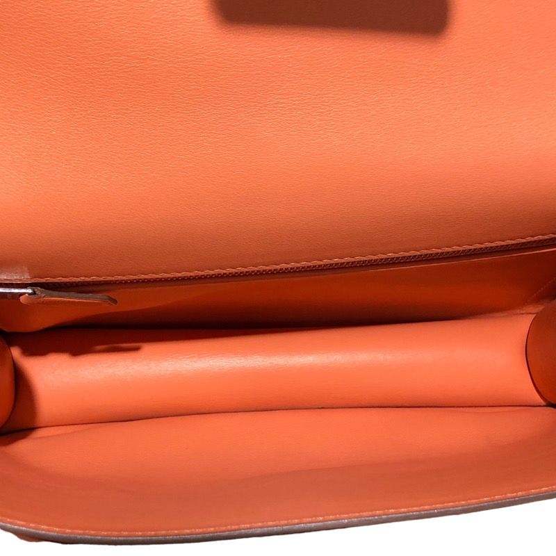 エルメス HERMES コンスタンス3 ベージュ×オレンジ× シルバー金具  