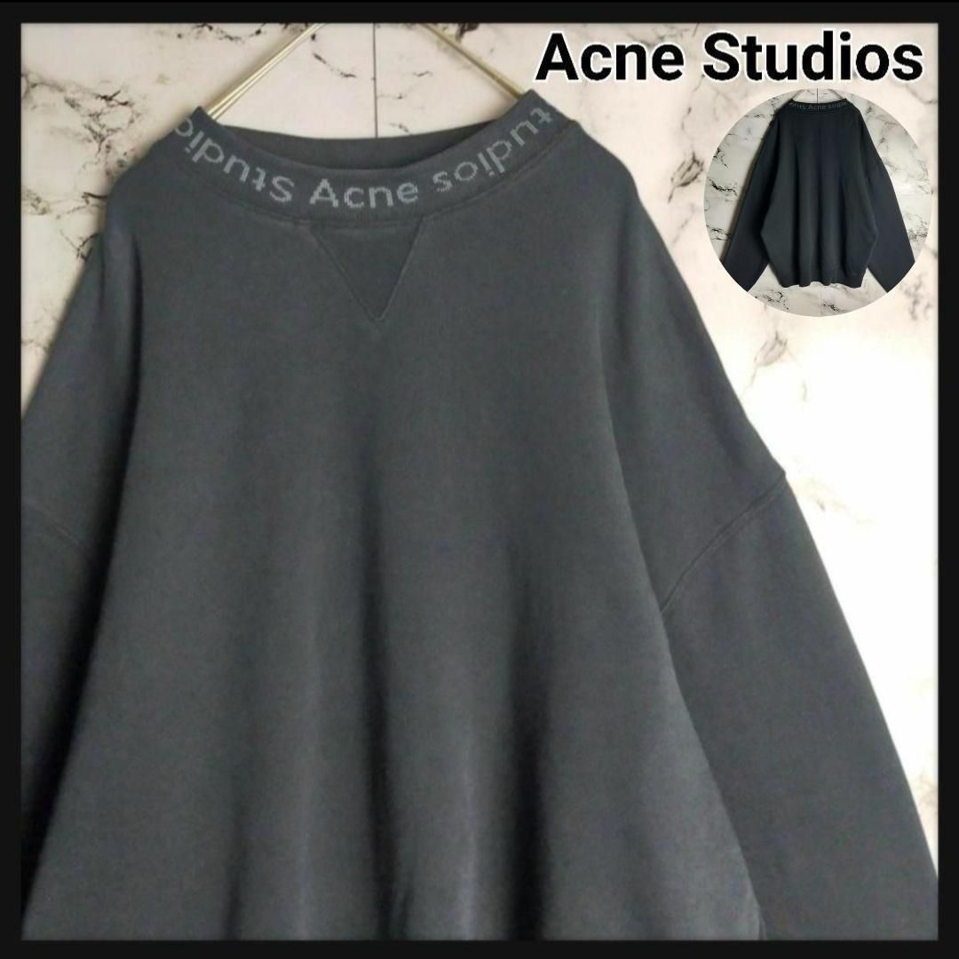 即完売品モデル】Acne Studios アクネストゥディオズ Sサイズ☆襟ロゴ