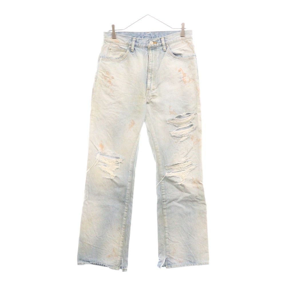 ANCELLM (アンセルム) 23SS CRASH SELVEDGE SHOE CUT 5P DENIM PANTS 