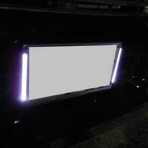 日産 NISSAN 純正 イルミネーション 白色 LED white ナンバー プレート フレーム エルグランド パーツ エンジン タイヤ バンパー 検索 マフラー