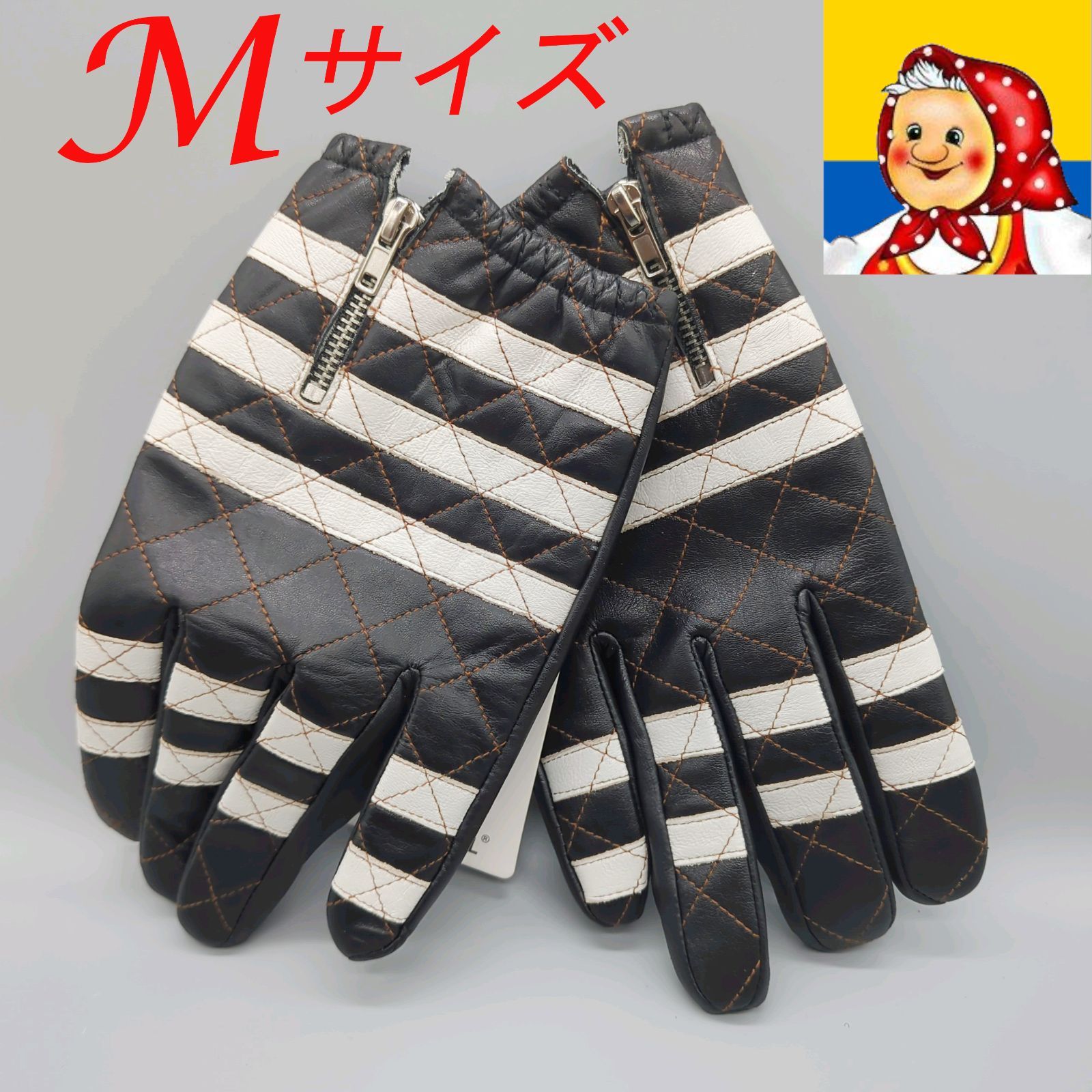 M　プリズナー　バイク　グローブ　本革　レザー　ソフト　おしゃれ　新品未使用