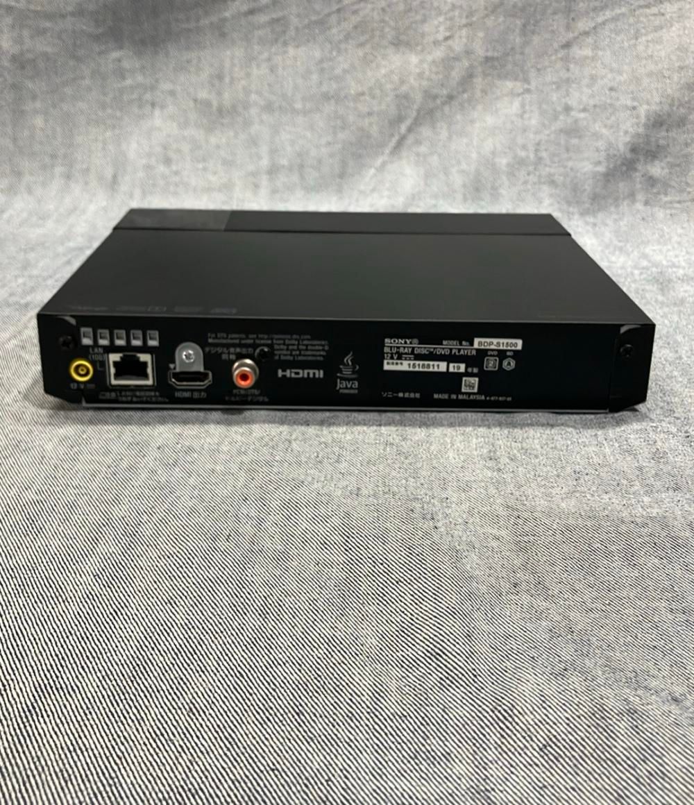 ソニー BLU-RAY DISC/DVDプレイヤー BDP-S1500 SONY - メルカリ