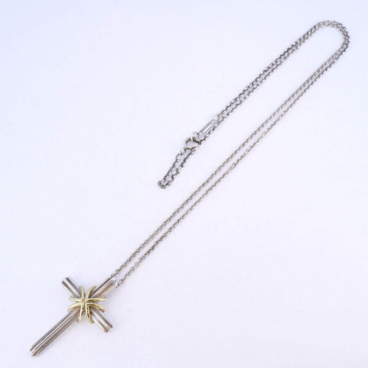 Tiffany&Co. ティファニー ネックレス シグネチャークロス シルバー
