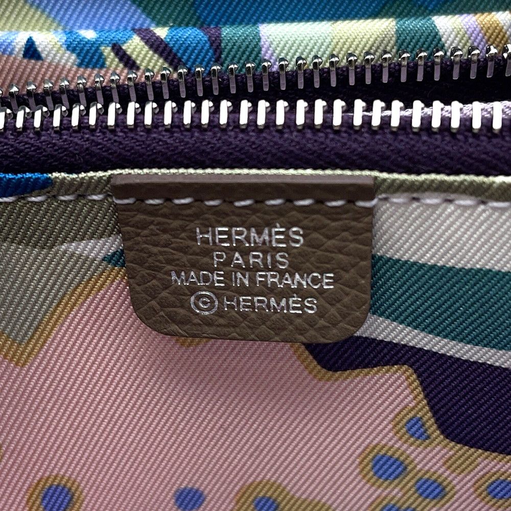 エルメス コインケース アザップコンパクト シルクイン エトゥープ  