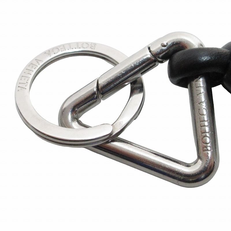 ボッテガヴェネタ BOTTEGA VENETA 美品 トライアングルキーリング キー