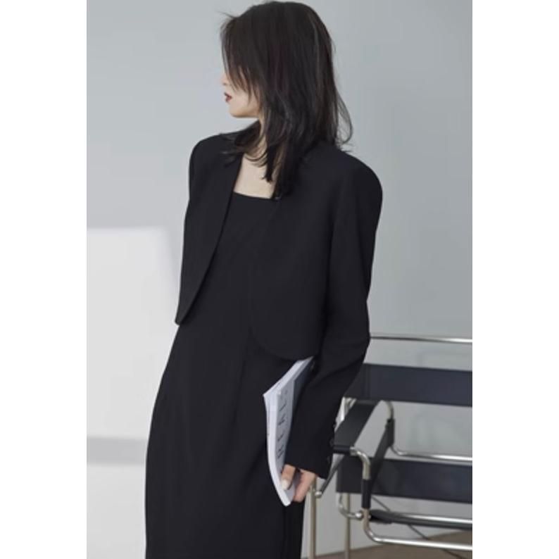 ブラックフォーマル喪服スーツ入学式SMLママスーツオールシーズンロング丈レディース礼服卒業式