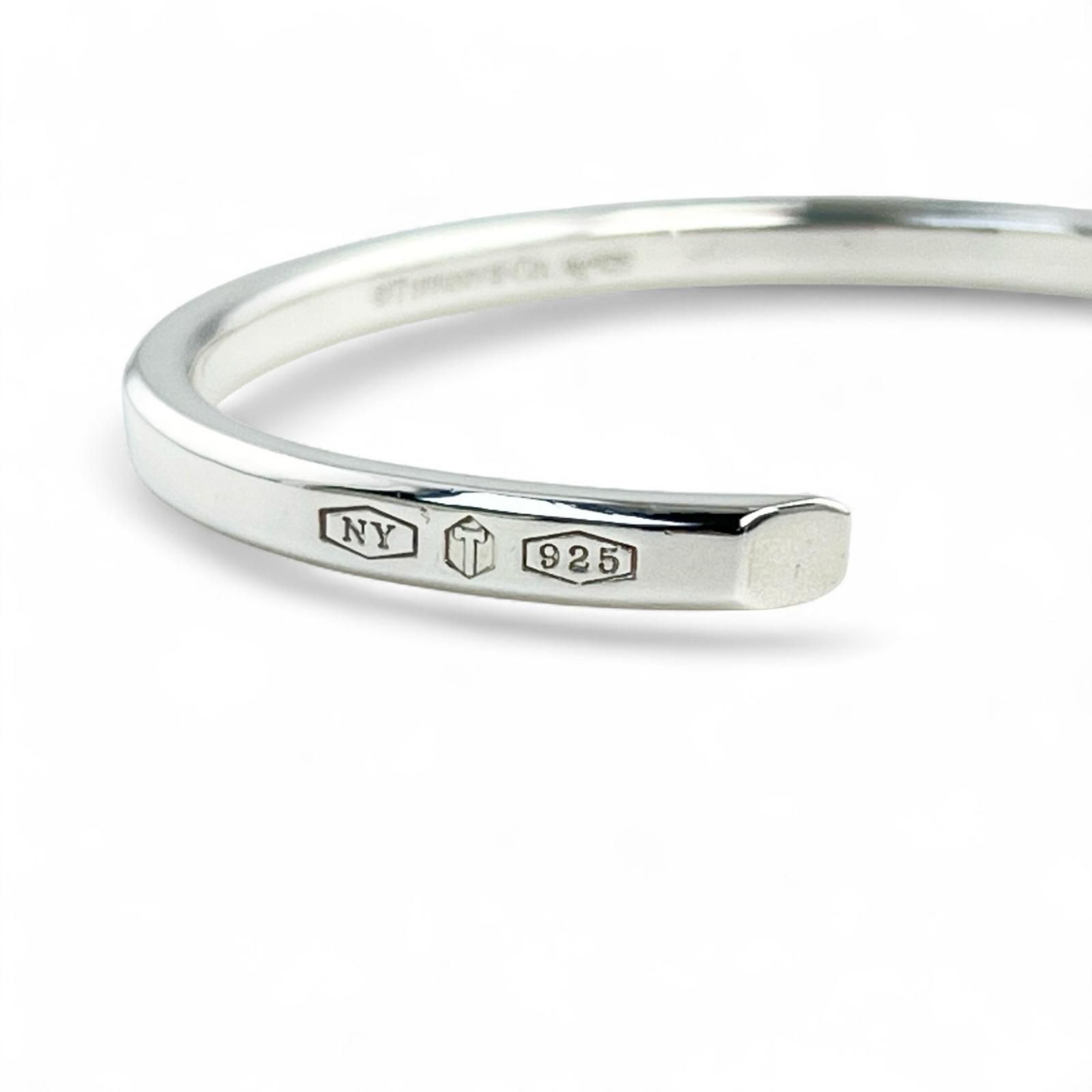 Tiffany&co. ティファニー メイカーズ ナロー カフ バングル 925 極美
