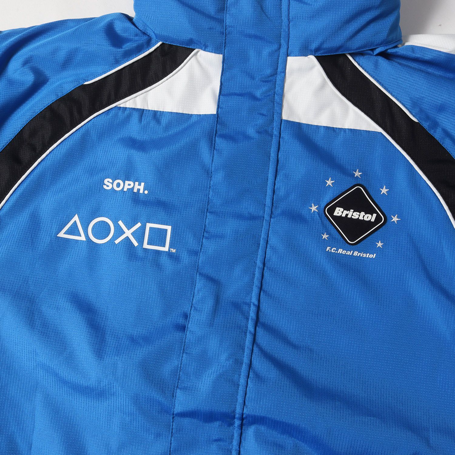FCRB 24AW WARM UP JACKET プレステコラボ BLUE S F.C. Real Bristol