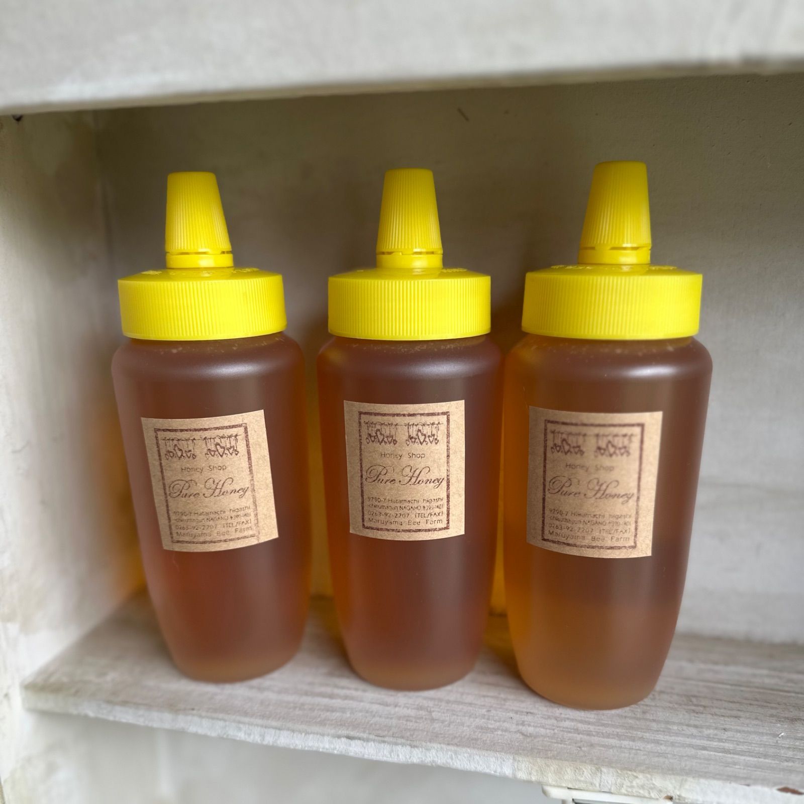 令和7年 国産はちみつ あかしあ 内容量500g×3本セット セット!!
