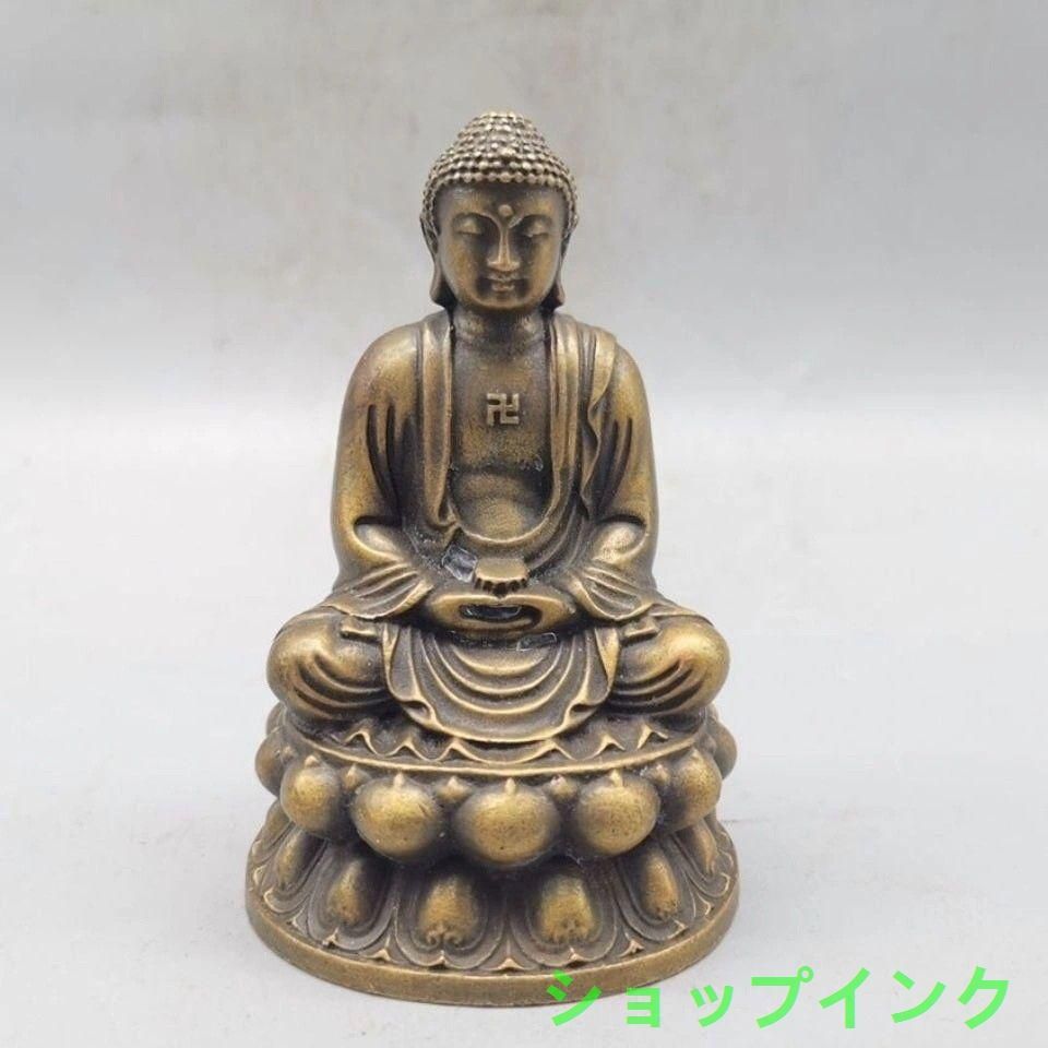 銅細工 如来仏頭印 仏頭印 印材 印鑑 装飾品 工芸品 美術品 置物 仏教美術 大日如来仏様 銅製 銅器 現代工芸品 美術品 置物