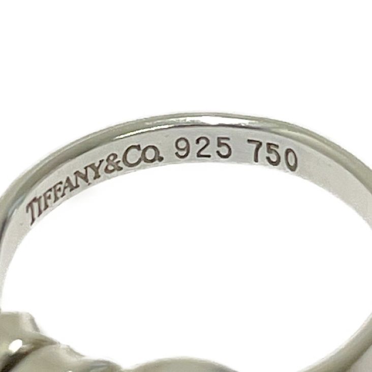 ティファニー　フック&アイ　リング 925 750 中古品 ティファニー フック&アイ リング 925 750 中古品 TIFFANY&Co