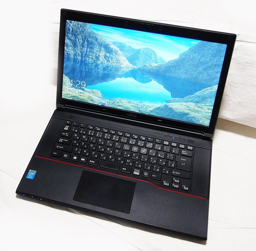 富士通 LIFEBOOK A574/H 15.6型 Core i3 ☆8GB Windows 10 Pro USB3.0