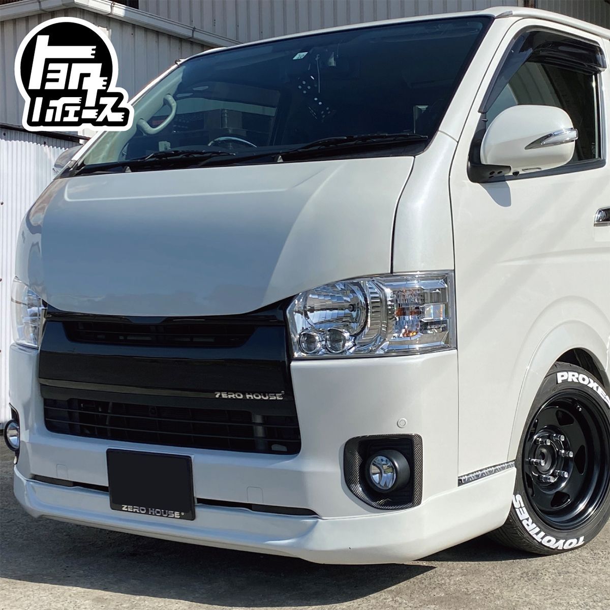 ハイエース 200系 ボンネット 全型対応 バットフェイス ナロー車用 レジアスエース トヨタ ハイエースボンネット - メルカリ