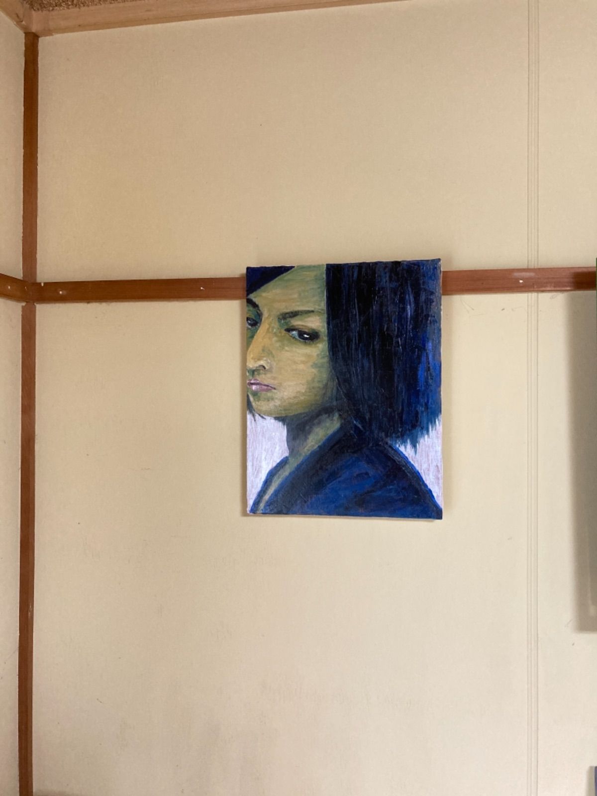 油彩画 「眼差し2」