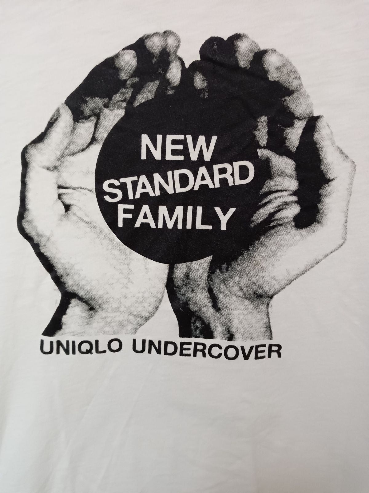 UNDERCOVER×UNIQLOコラボ七分袖カットソーシャツロンTホワイトサイズL