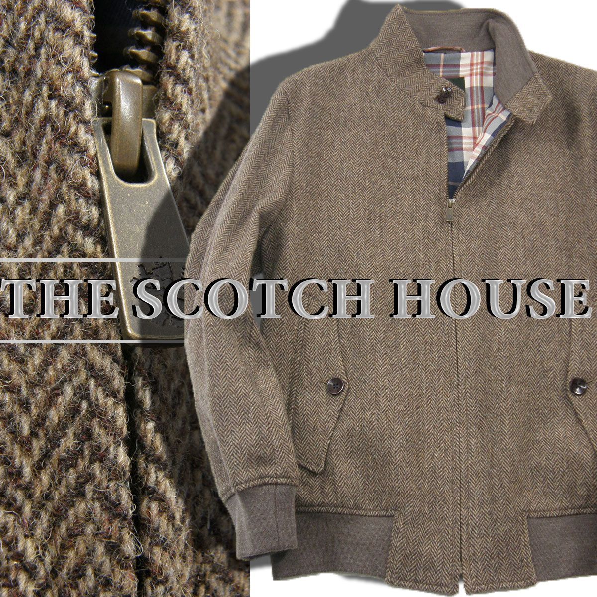 新品】 THE SCOTCH HOUSE ／ スコッチハウス ツイード G-9
