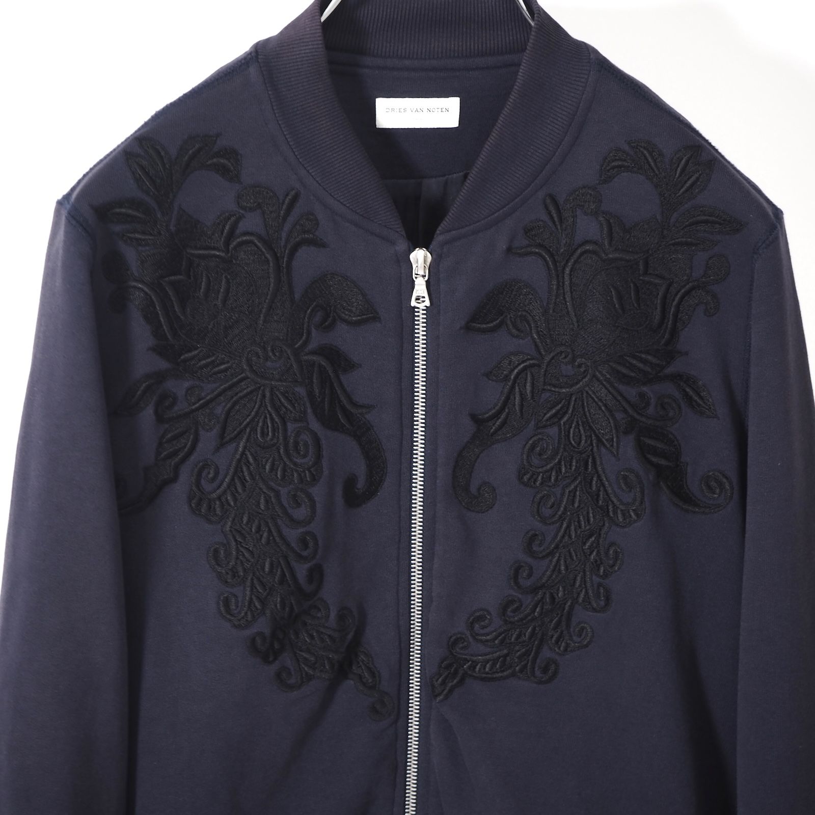 DRIES VAN NOTEN ドリスヴァンノッテン ネイビーブルゾン 48 ネイビー（紺）系 Dries Van Noten(ドリス ヴァン ノッテン