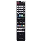 【中古】シャープ[SHARP]　オプション・消耗品　【0106380439】　液晶テレビ用　リモコン[ブラック系] (LC-32DR9-B LC-40DR9-B)