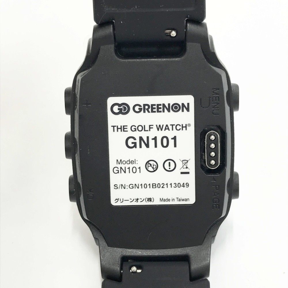 GREEN ON グリーンオン GN101 THE GOLF WATCH 腕時計型 GPSキャディー  ブラック系  [240101229310] ゴルフウェア ストスト