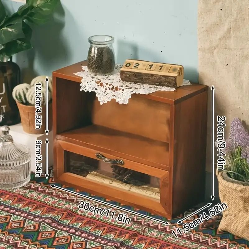 昭和　ビンテージ　雰囲気のある木製引き出し　アンティーク　レトロ　棚 昭和レトロ 木製引き出し 収納棚 | アンティーク家具と喫茶