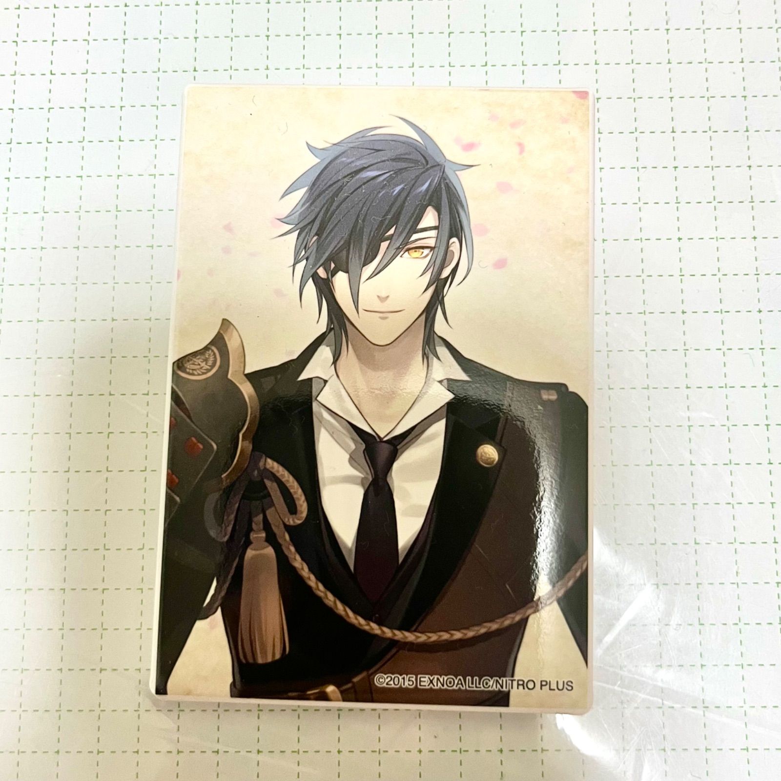 刀剣乱舞 スクエア缶バッジ 跪坐 燭台切 - メルカリ