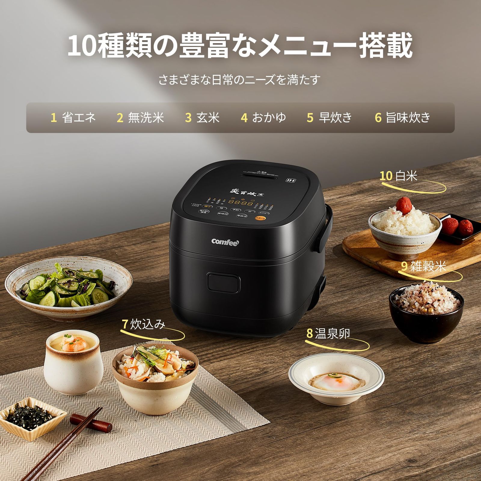 コンパクト ブラック