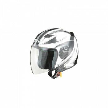 リード工業 STRAX ジェットヘルメット ホワイト Mサイズ SJ-9