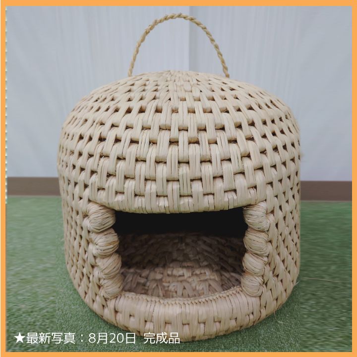 猫ちぐら(稲藁製品)、キャットハウス 作品no.71 【公式通販】 猫ちぐら(稲藁製品)、キャットハウス 作品no.71 【公式通販】