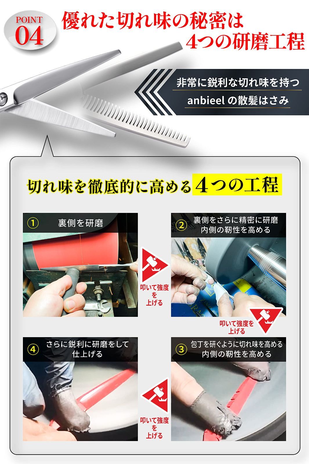 新品 (現役プロ美容師が総監修) 散髪 ハサミ すきばさみ セット 低 すき率 髪切りハサミ セルフカット