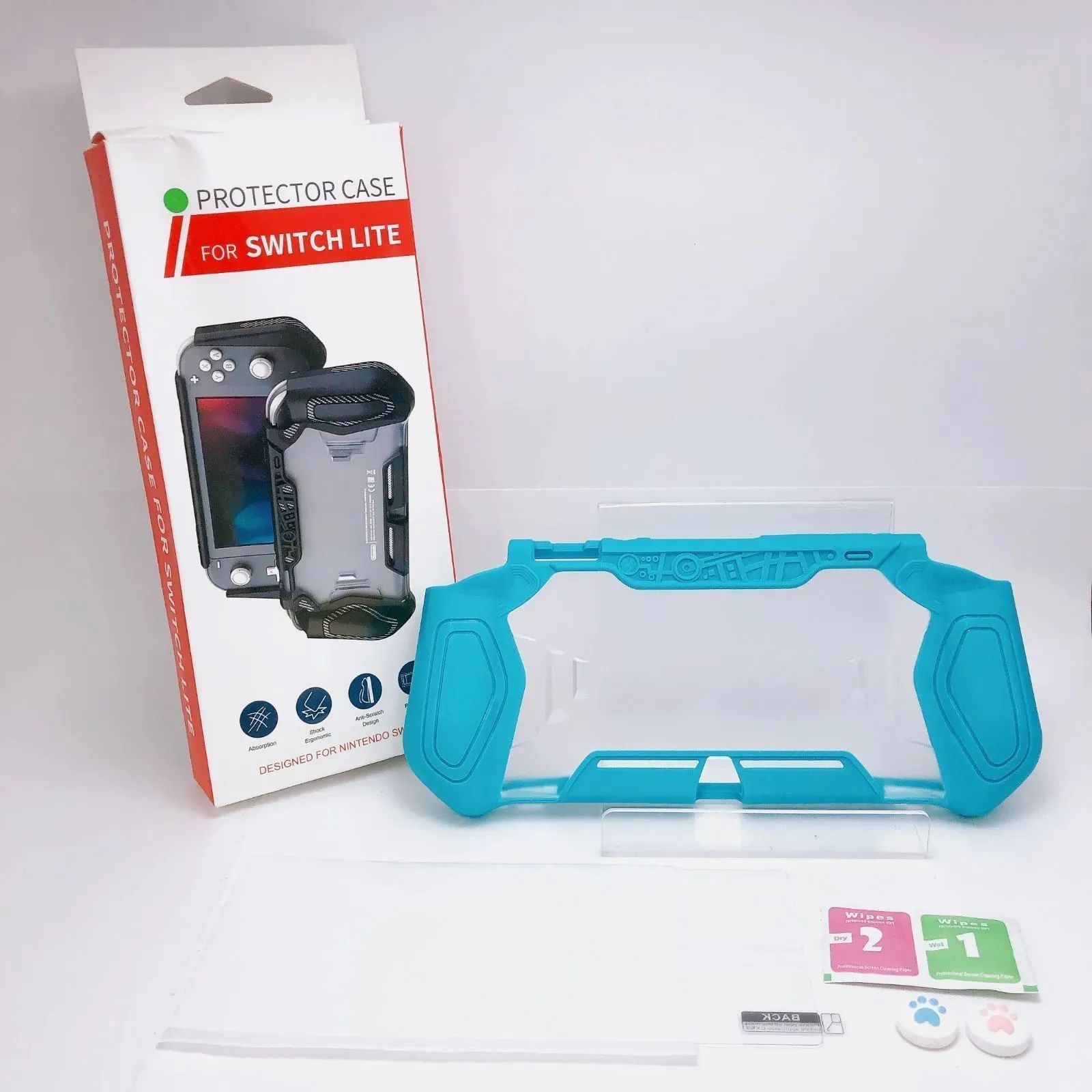 ニンテンドーSwitchライト プロテクター、ケースセット SwitchLite用