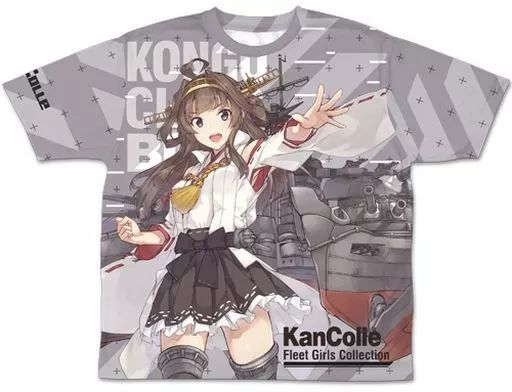 人気SALE，HOT 【中古】Tシャツ(キャラクター) 金剛改二丙 両面フルグラフィックTシャツ グレー Lサイズ 「艦隊これくしょん～艦これ～」 Tシャツ・アパレル