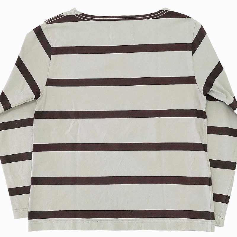 マーガレットハウエル MHL. WIDE STRIPE DRY JERSEY Tシャツ