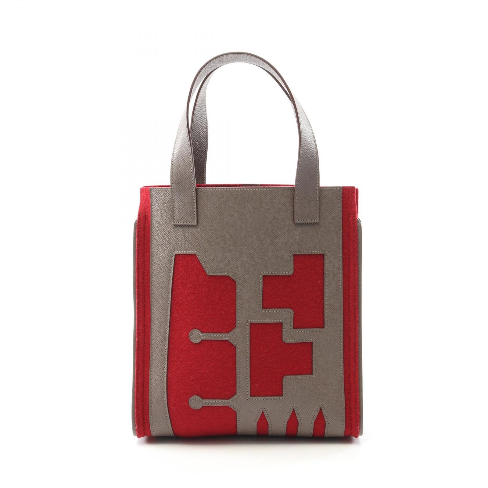 エルメス プティアッシュ フェルト トートバッグ エルメス HERMES トートバッグ プティアッシュ エトゥープ