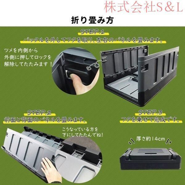 コンテナボックス 50L 座れる 収納ボックス クーラーボックス ハードケース 蓋付き トランク チェア 株式会社S＆L 椅子付き 収納ケース 車 HRDEVELOPMENT_JP