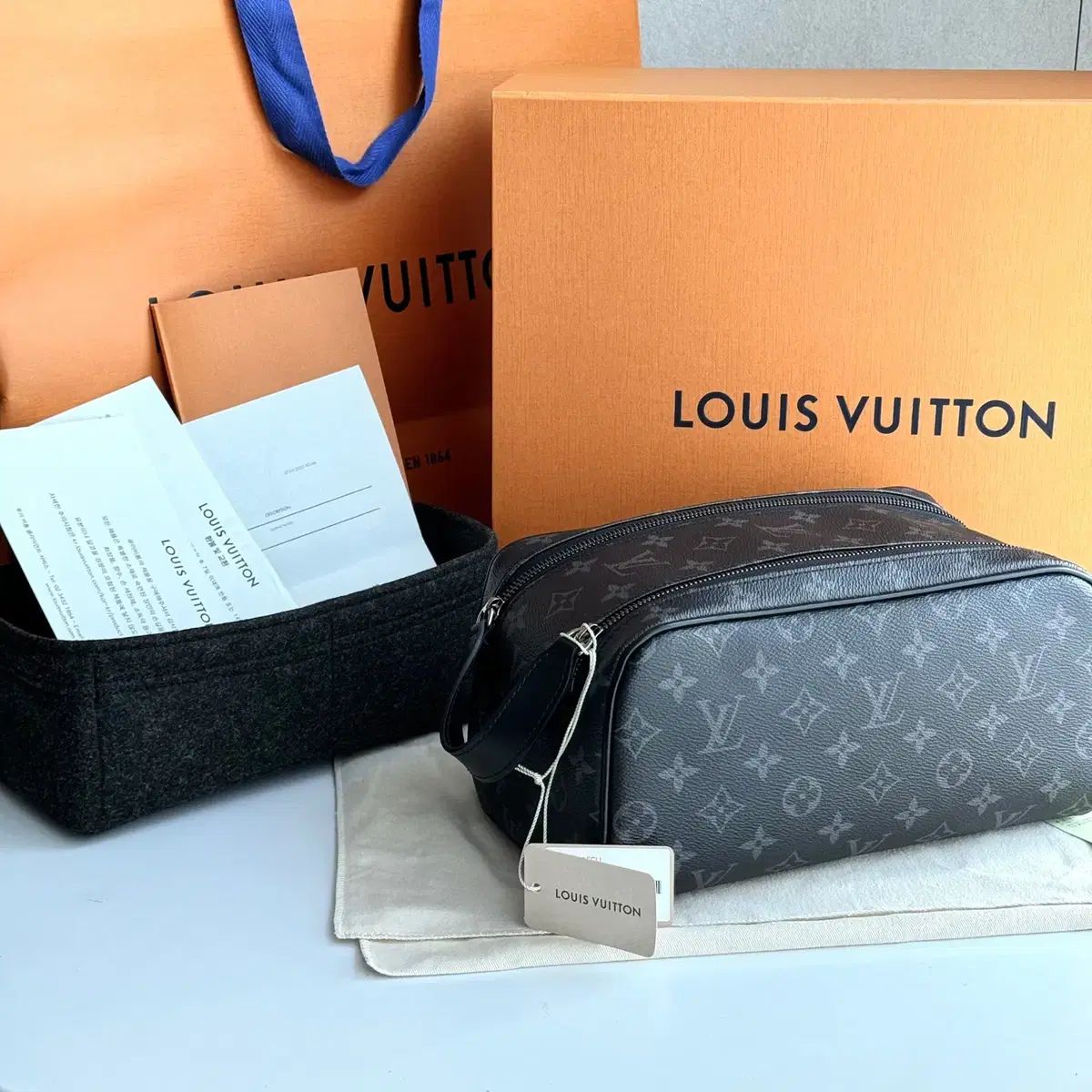 インナーバッグ S ＋ Louis Vuitton ルイヴィトン ドープ ヘルプキット エクリプス クラッチ M46354