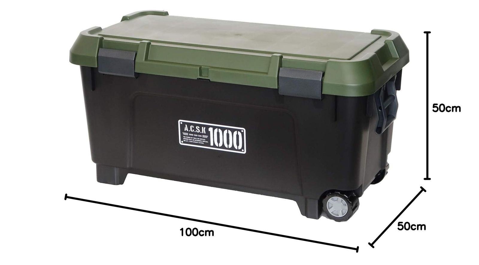 品質保証！ アウトドア キャンプ 踏台 耐荷重80kg 収納ボックス 車載 積み重ね Xシリーズ Astage アクティブストッカー1000X 防災 JEJアステージ JEJ 幅100×奥行50×高さ50cm