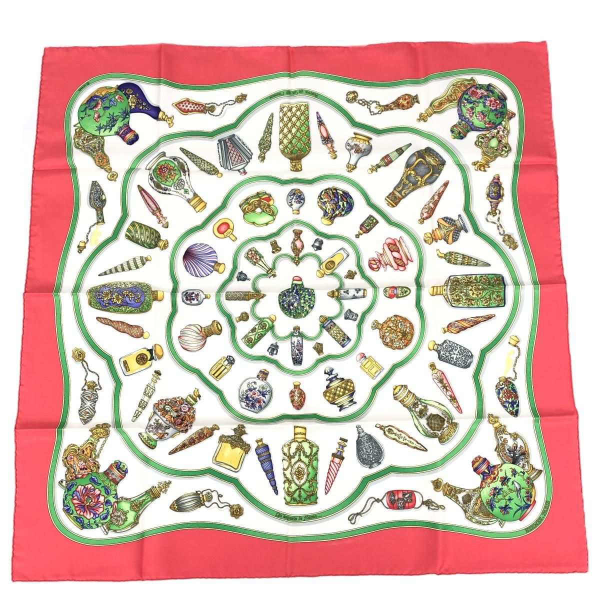 HERMES エルメス スカーフ カレ90/Qu importe le flacon シルク