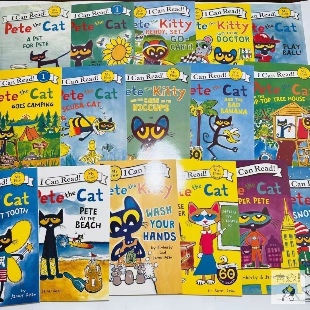 英語絵本 絵本勉強I can read pete the cat 32冊 洋書 子供英語