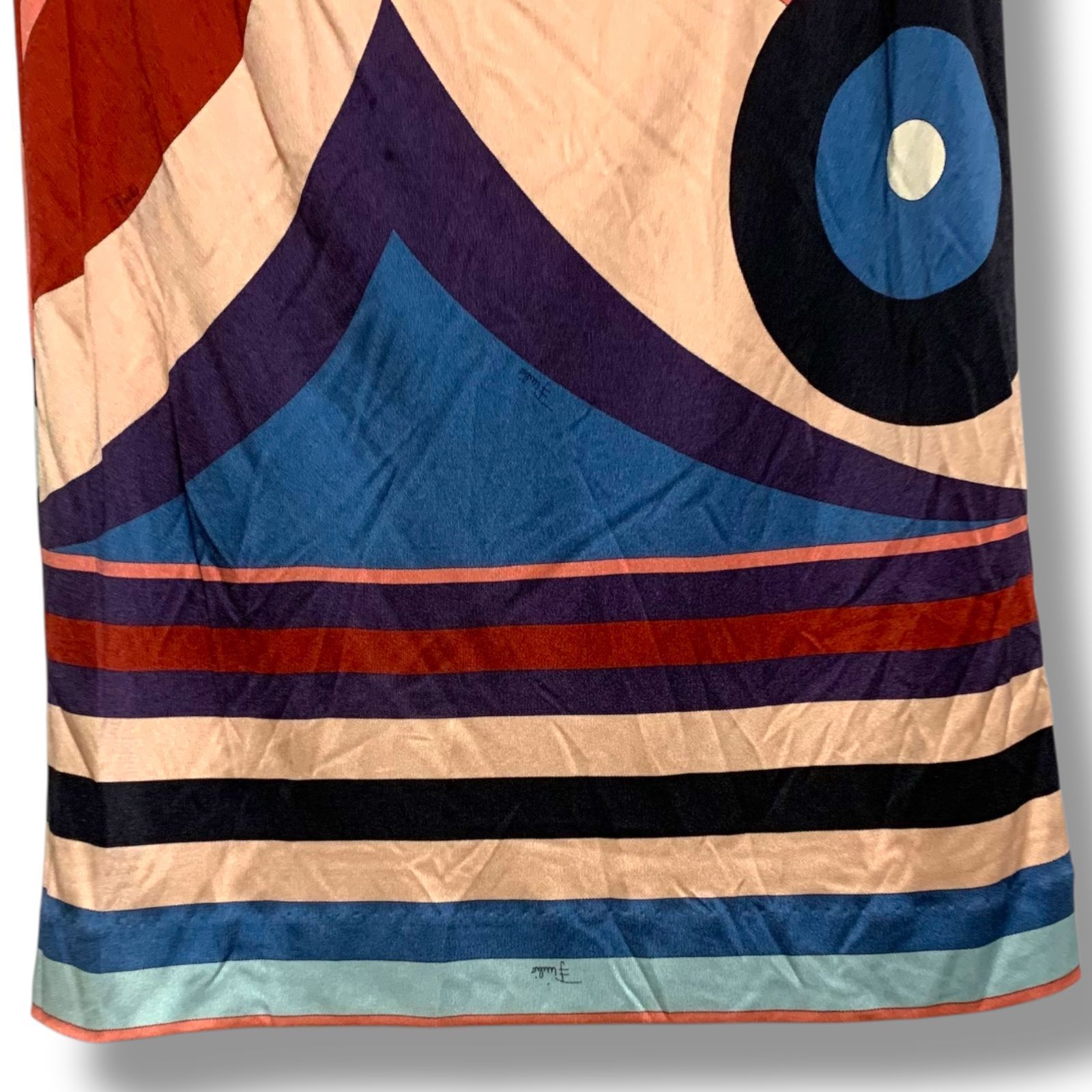 EMILIO PUCCI エミリオプッチ マルチカラー 幾何学柄 ロングスカート