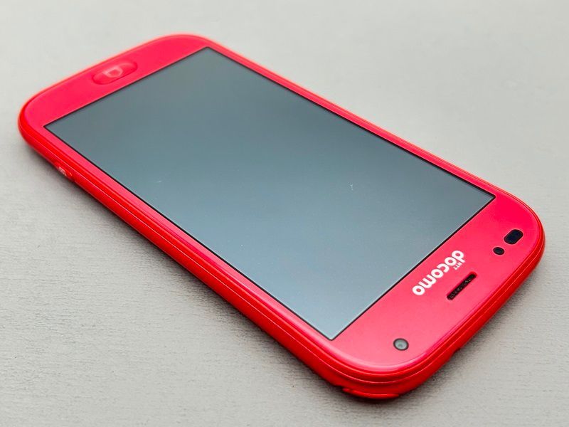 良品 docomo 4G らくらくスマートフォン F-42A SIMロック解除済 ムスビー｜【SIMフリー】らくらくスマートフォン F-42A ピンク docomo