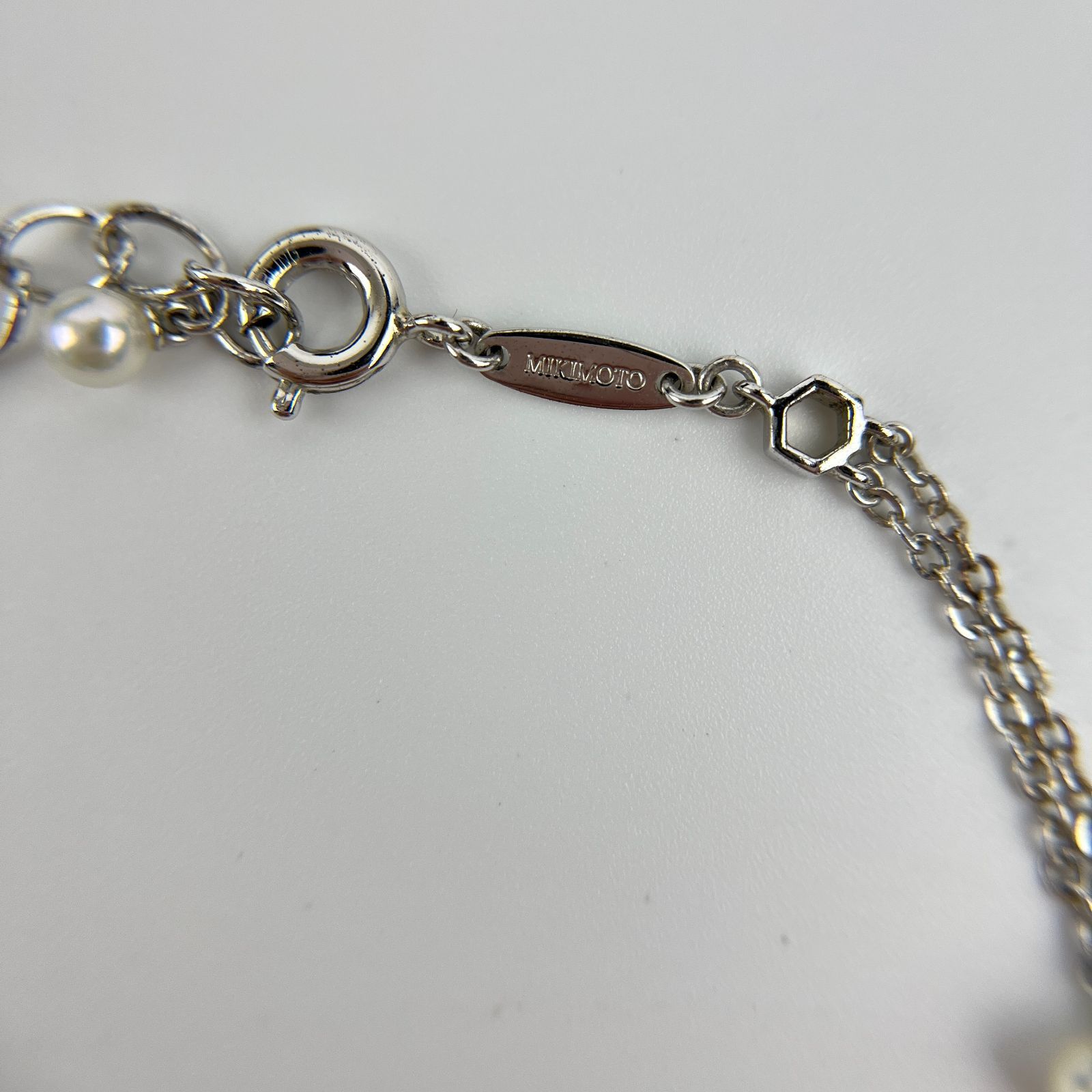 商談中【美品】ペルリータミキモト　シルバーブレスレット 商談中【美品】ペルリータミキモト シルバーブレスレット 楽天