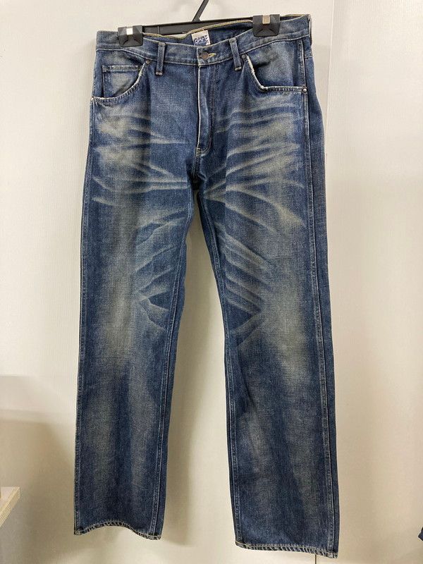 品 A BATHING APE アベイシングエイプ BACK PRINT DENIM PANTS デニムパンツ ボトムス 153-250928-AS-19-min