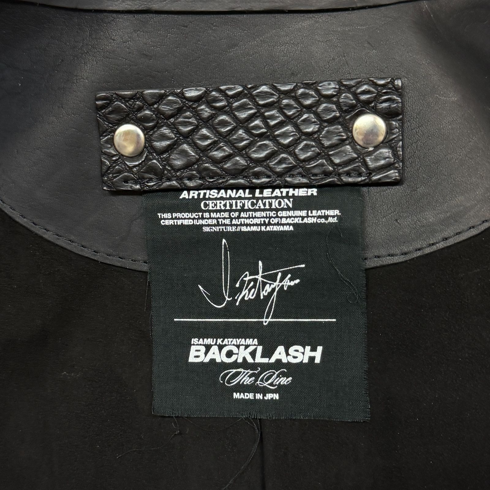 backlash バックラッシュの　黒パーカー フリース裏地 backlash バックラッシュの 黒パーカー フリース裏地 ISAMU KATAYAMA