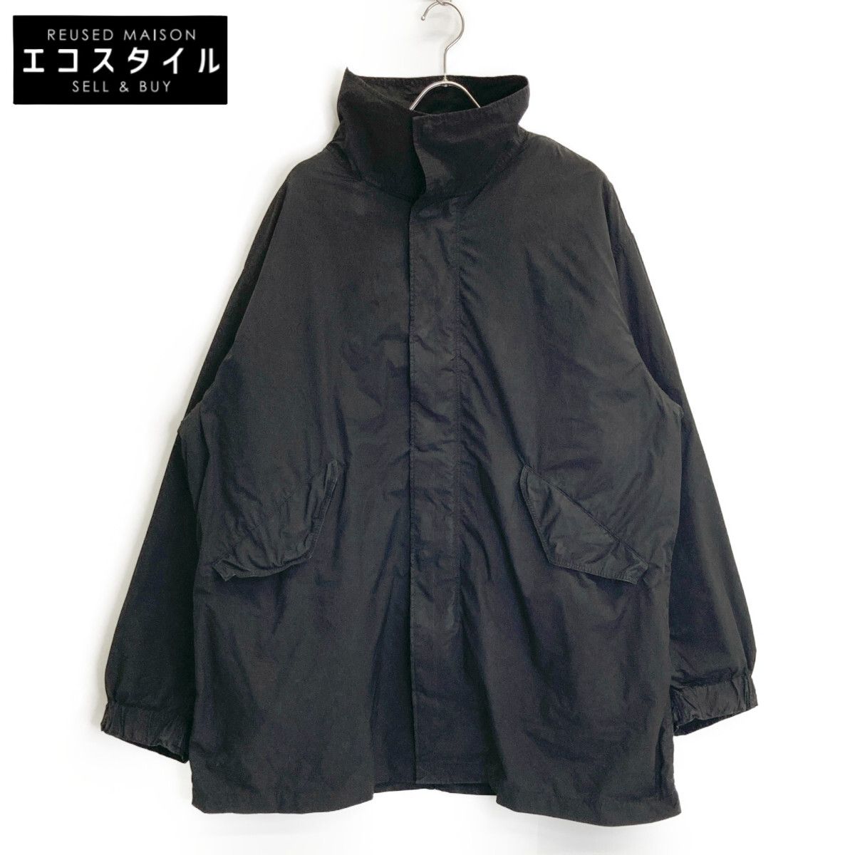 ATON エイトン JK.AG.NW.1800 ﾌﾞﾗｯｸ ｴｱ ﾍﾞﾝﾀｲﾙ ｼｮｰﾄ ﾓｯｽﾞｺｰﾄ 06