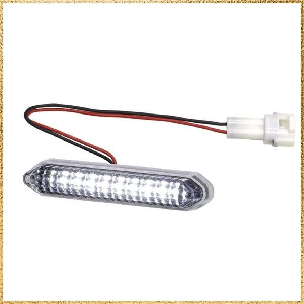 ★送料無料★Color:ホワイト_Size:100mm KOITO(小糸製作所) LEDエッジイルミシャイン 100mmタイプ 12/24V 0.8W ホワイト(6000K) コネクタ付