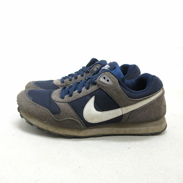 y【28cm】ナイキ/NIKE MD Runner TXTナイロンスニーカー紺MENS/8【中古】