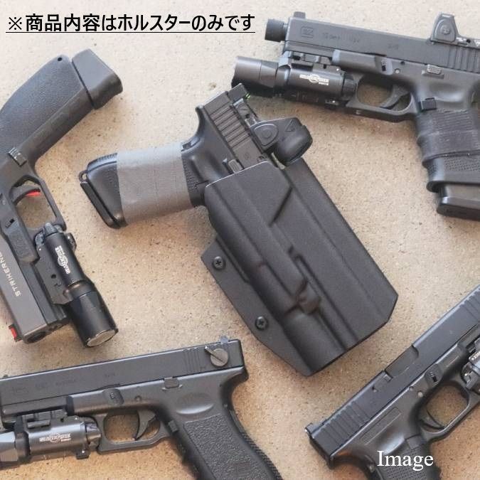 新品未使用 実銃用 DeSantisグロック17用 ホルスター ブラウン 右利き グロック17 実銃用ホルスター 東京マルイ G17Gen4ガスガン対応