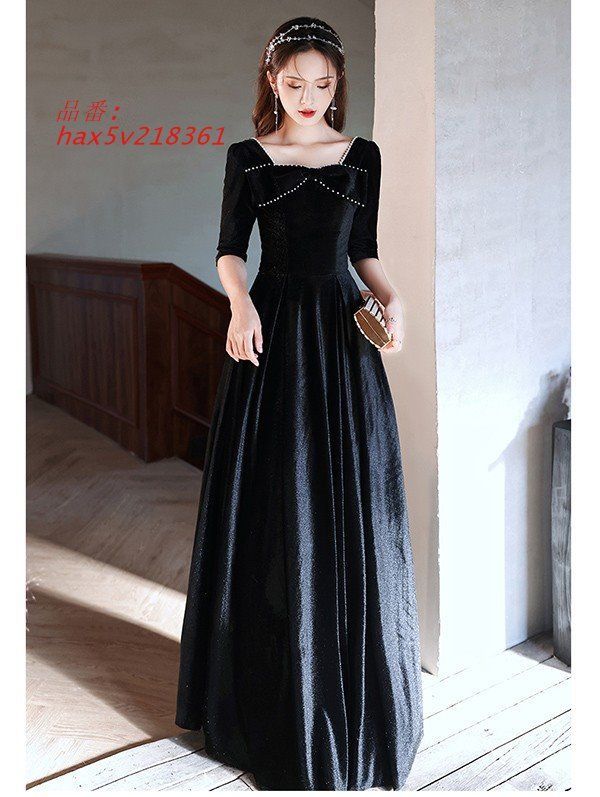 ロングドレス 大人 ピアノ 発表会 キラキラ 演奏会 演奏会 発表会 大きい 母親 結婚式 イブニング 小さい パーティードレス hax5v218361