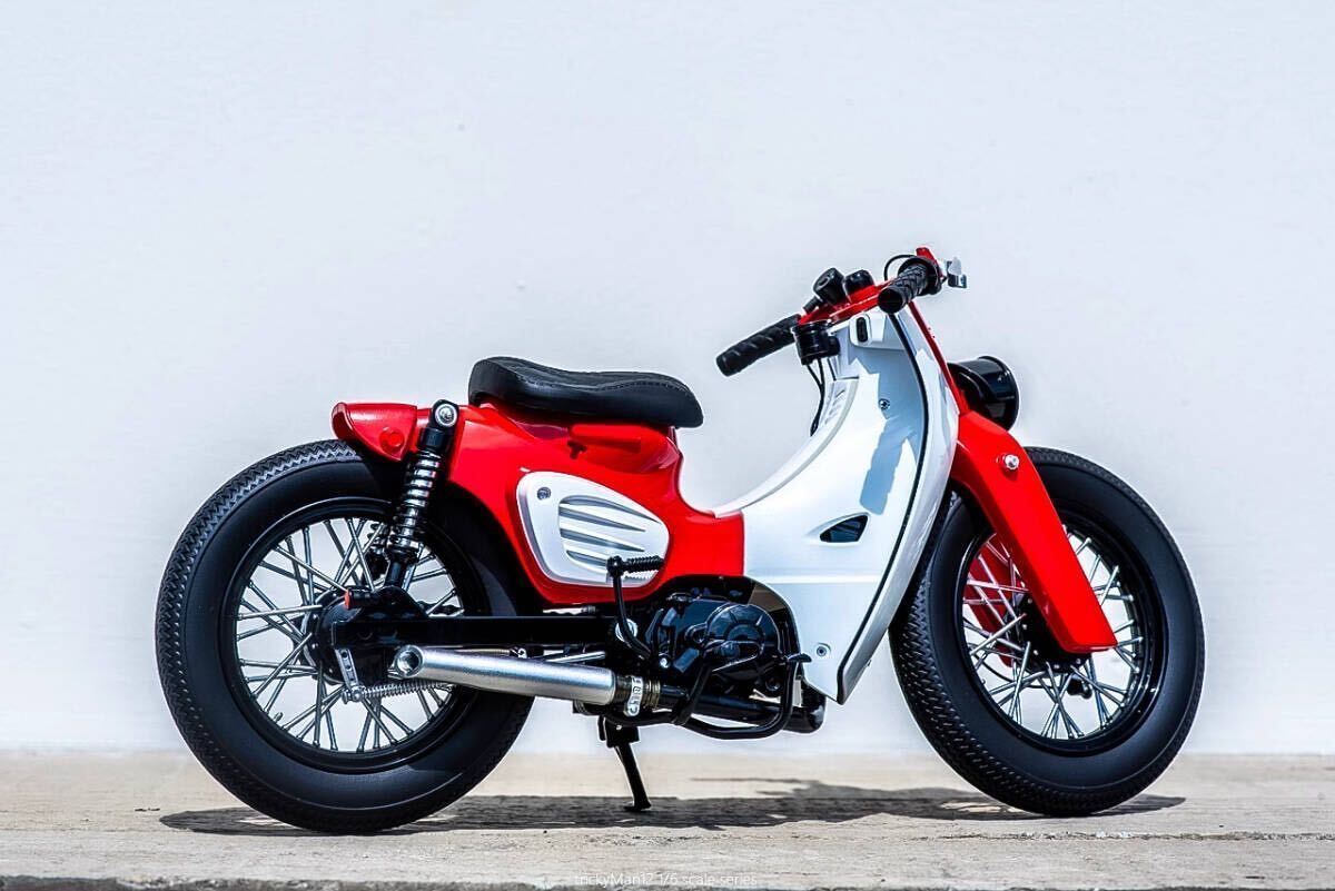 trickyMan12 1/6 ホンダ カブ スーパーカブ Red.Ver trickyMan12 1/6 ホンダ カブ スーパーカブ Red.Ver 未開封新品
