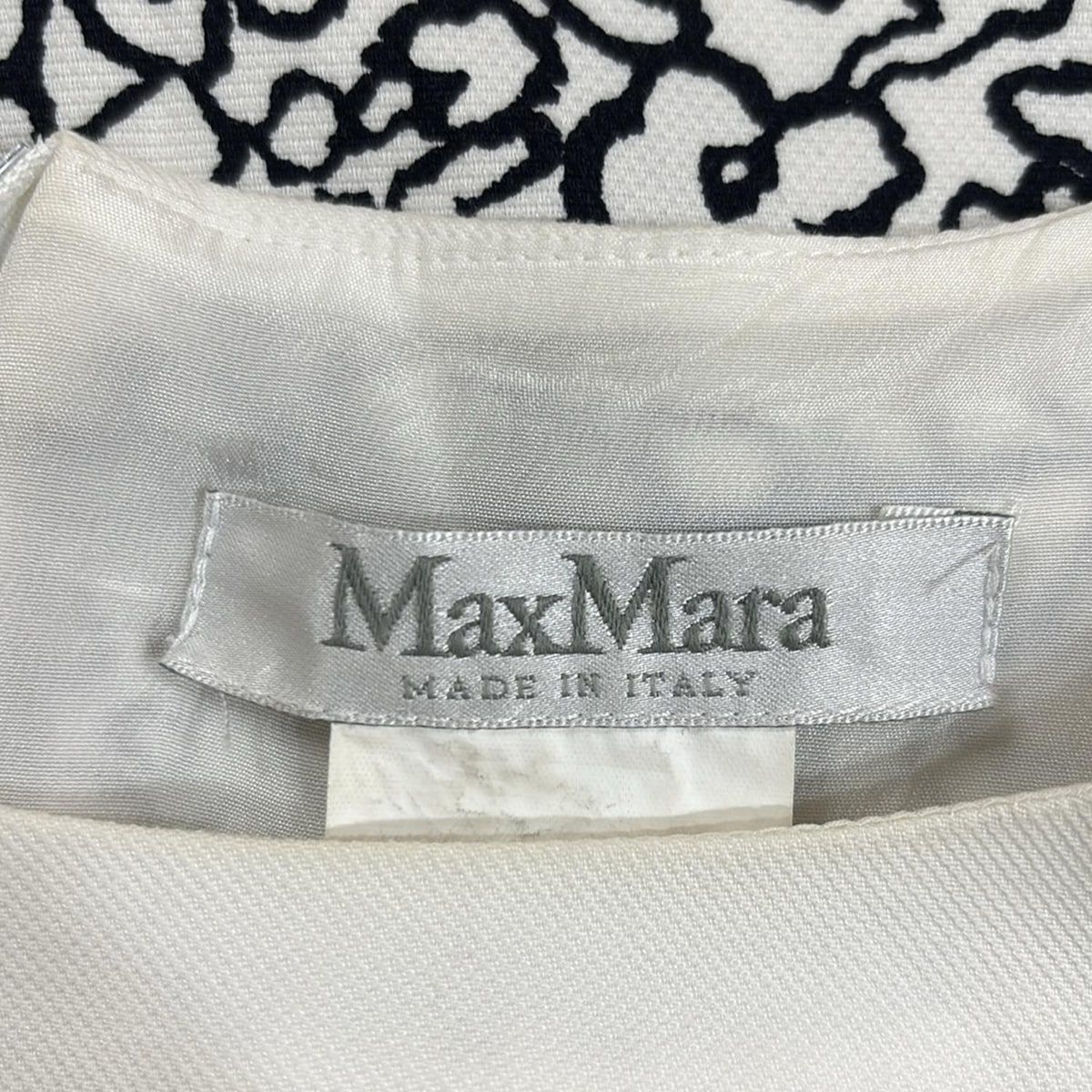 マックスマーラ　ワンピース　英字　38 ロゴ　アルファベット Max Mara(マックスマーラ) ワンピース サイズ38（J